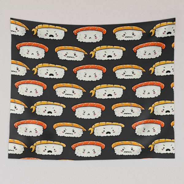 Item preview, Hangry Kawaii Sushi designed and sold by DesignsByIVart.