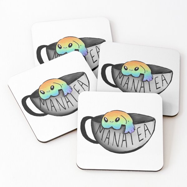 Item preview, Manatea: animal and tea lover designed and sold by TheDoodlemancer.