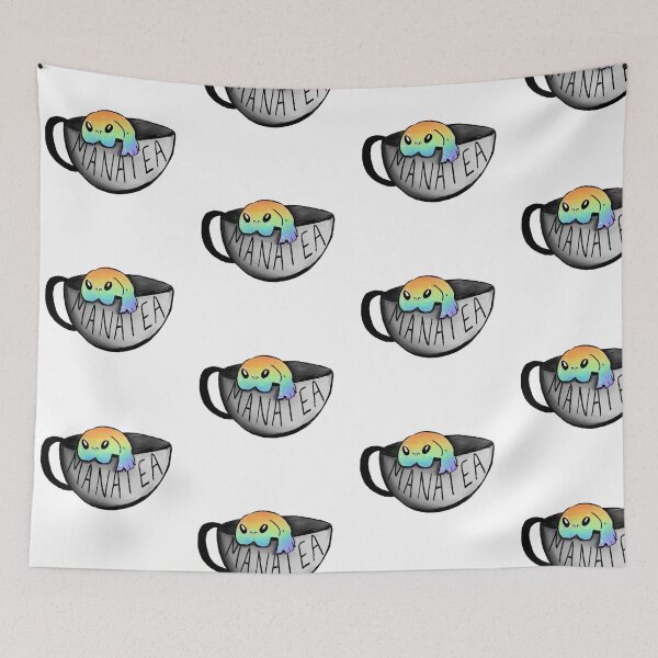 Item preview, Manatea: animal and tea lover designed and sold by TheDoodlemancer.