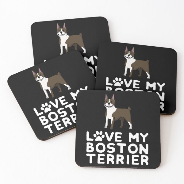 Item preview, Love My Boston Terrier designed and sold by KrisSidDesigns.