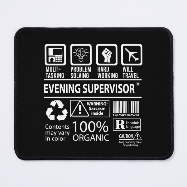 Item preview, Evening Supervisor T Shirt - MultiTasking Certified Job Gift Item Tee designed and sold by killingworthhi.