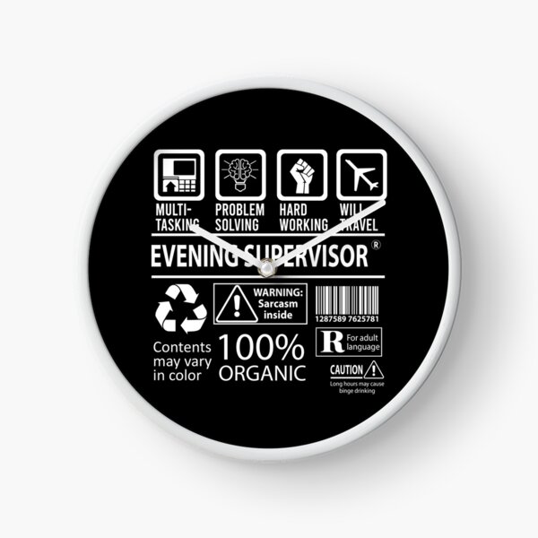 Item preview, Evening Supervisor T Shirt - MultiTasking Certified Job Gift Item Tee designed and sold by killingworthhi.