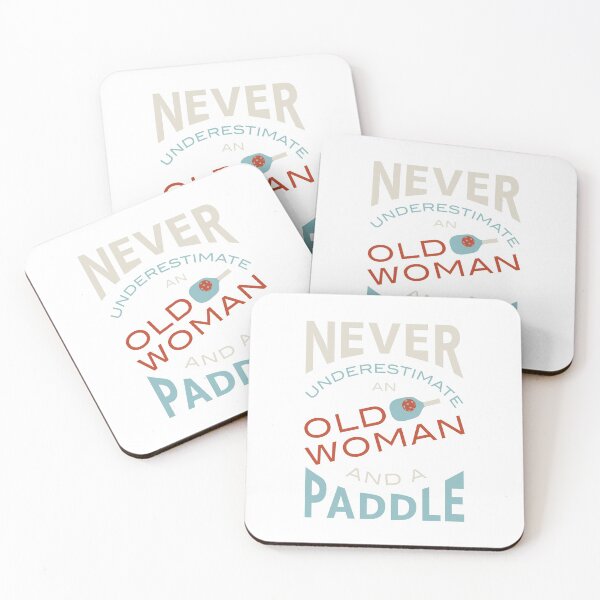 Item preview, Funny Womens Pickleball Never Underestimate an Old Woman and a Paddle  designed and sold by whyitsme.