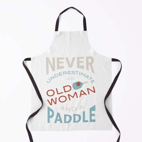 Item preview, Funny Womens Pickleball Never Underestimate an Old Woman and a Paddle designed and sold by whyitsme.