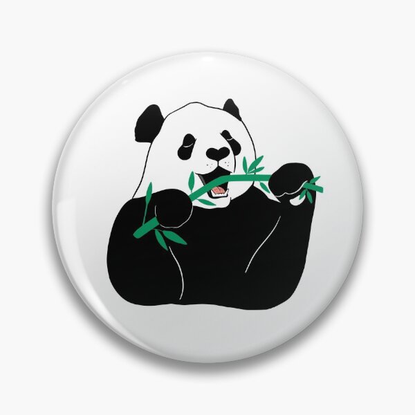 Item preview, Panda with bamboo simple illustration. Cute lazy panda. designed and sold by SolArt88.