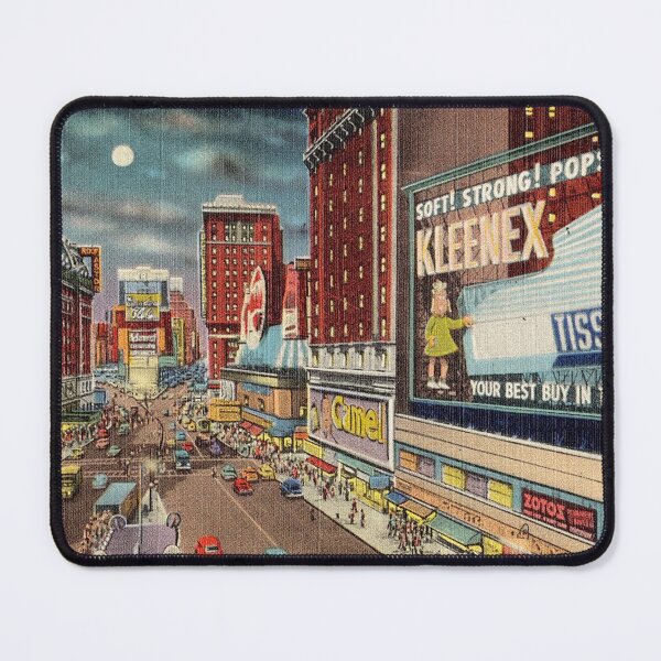Item preview, Times Square, New York City, Big Apple, Old Times Square, Kleenex Billboard, 1940s, designed and sold by Nostrathomas66.