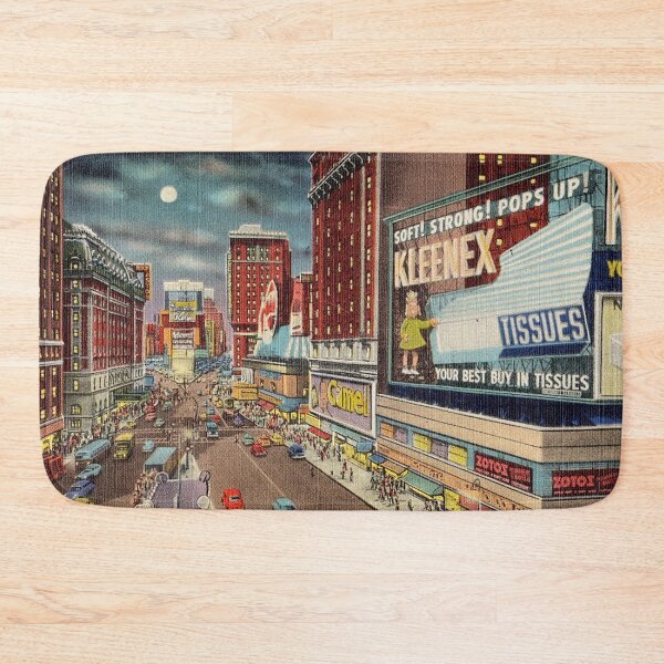 Item preview, Times Square, New York City, Big Apple, Old Times Square, Kleenex Billboard, 1940s,  designed and sold by Nostrathomas66.