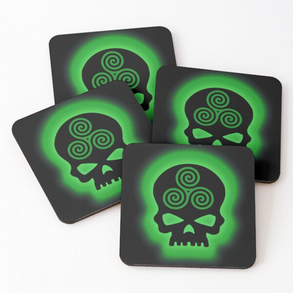 Item preview, Gothic Celtic Skull Green designed and sold by amanda150771.