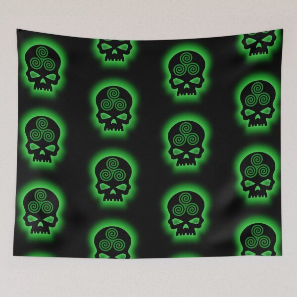 Item preview, Gothic Celtic Skull Green designed and sold by amanda150771.