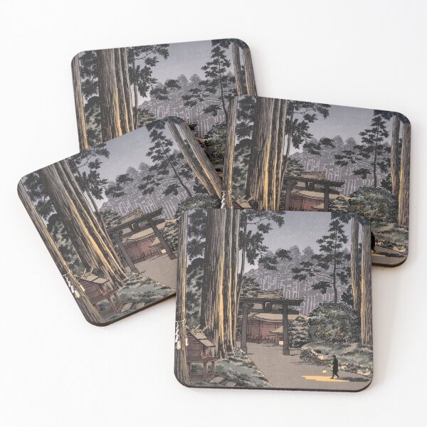 Item preview, Futarasan Shrine in Nikko by Koitsu Tsuchiya designed and sold by Ukiyo-Studio.