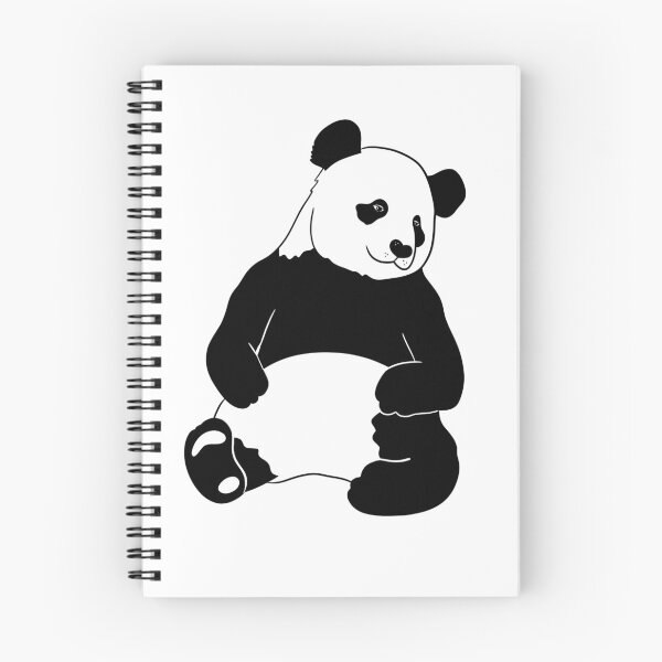 Item preview, Panda simple illustration. Cute lazy seating panda. designed and sold by SolArt88.