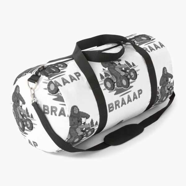 Item preview, Bigfoot ATV Quad Biker Four Wheeler Winter Sports Mountain BRAAAP Gray designed and sold by Rabbitti.