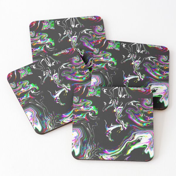 Item preview, Psychedelic Wavy Holographic Glitch Pattern designed and sold by Reelippy.