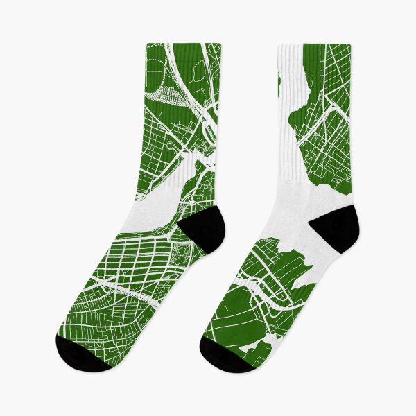 Item preview, Boston, Massachusetts, City Map - Green designed and sold by helloadventure.