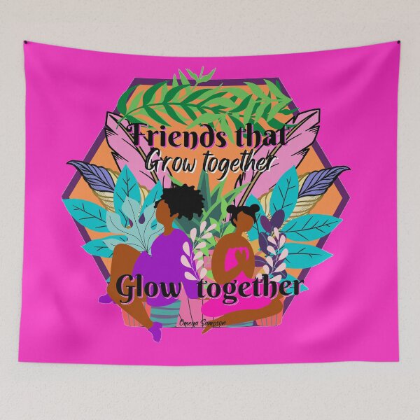 Item preview, Friends that Grow Together Glow Together  designed and sold by artbyomega.