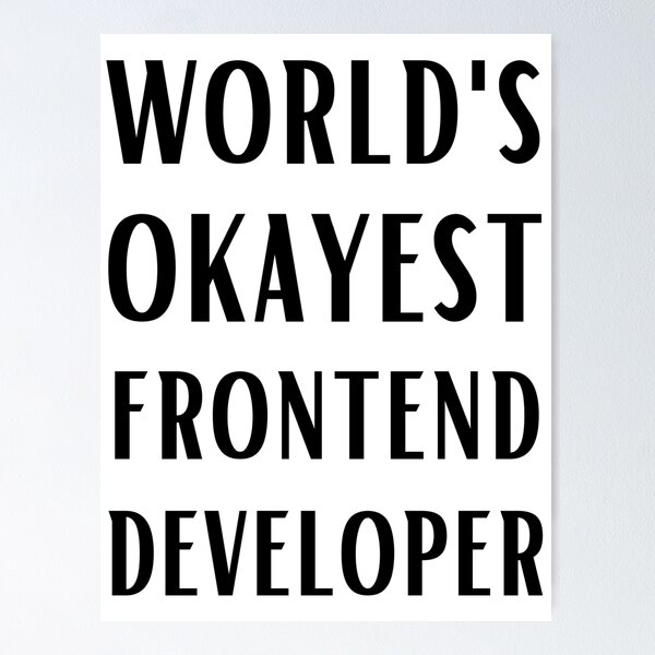 Artikel-Vorschau von Der beste Frontend-Entwickler der Welt, designt und verkauft von Valuential.