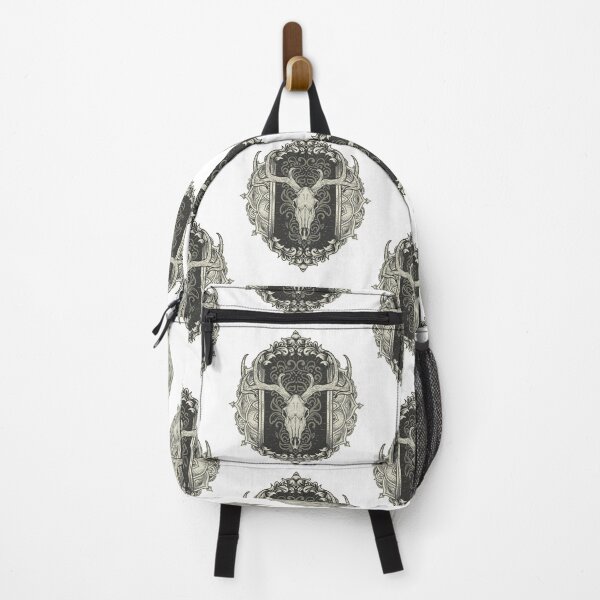 Item preview, Illustration Deer Skull Head With Antique Ornament designed and sold by KMLdesign.