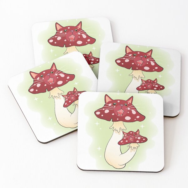 Item preview, Gato hongo surrealista gritando designed and sold by eleary.