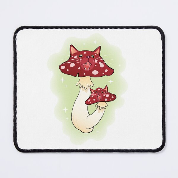 Item preview, Screaming Surreal Mushroom Cat designed and sold by eleary.