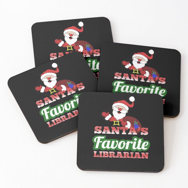 Item preview, Santas Ffavorite Librarian designed and sold by Life Is Beautiful.