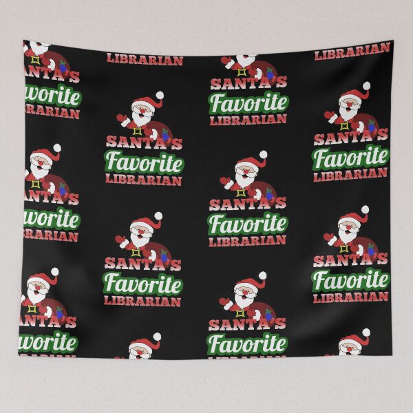 Item preview, Santas Ffavorite Librarian designed and sold by Life Is Beautiful.