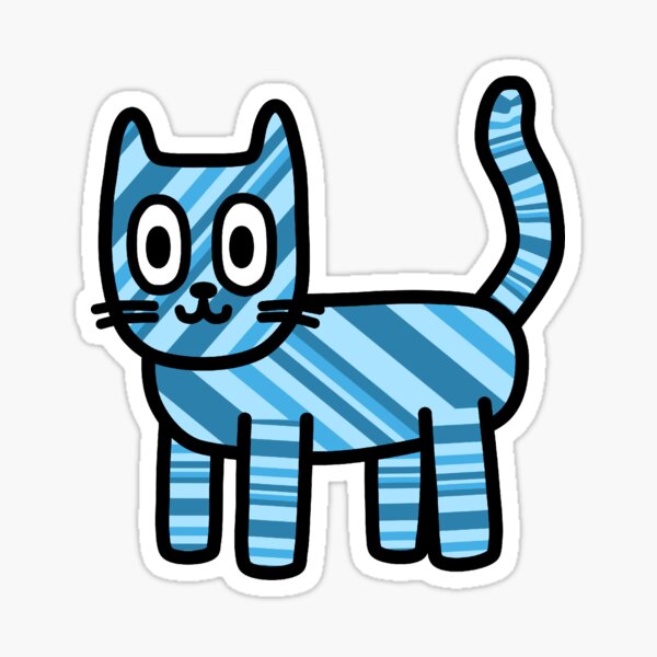 Item preview, Stripe the Cat - The Kids' Picture Show designed and sold by KidsPictureShow.