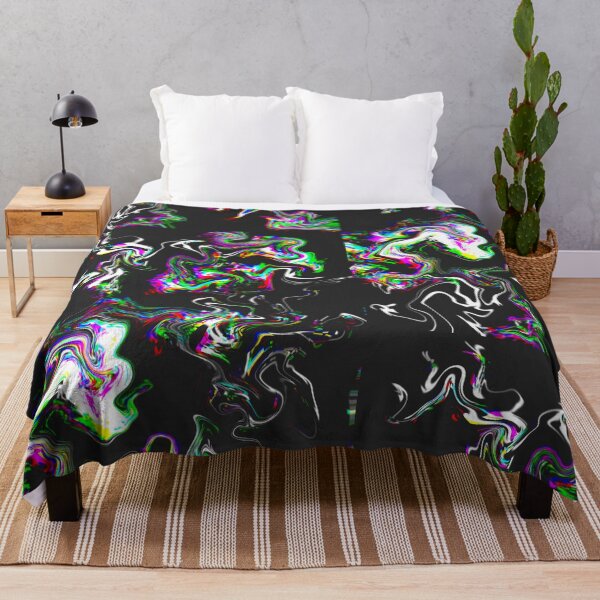 Item preview, Psychedelic Wavy Holographic Glitch Pattern designed and sold by Reelippy.