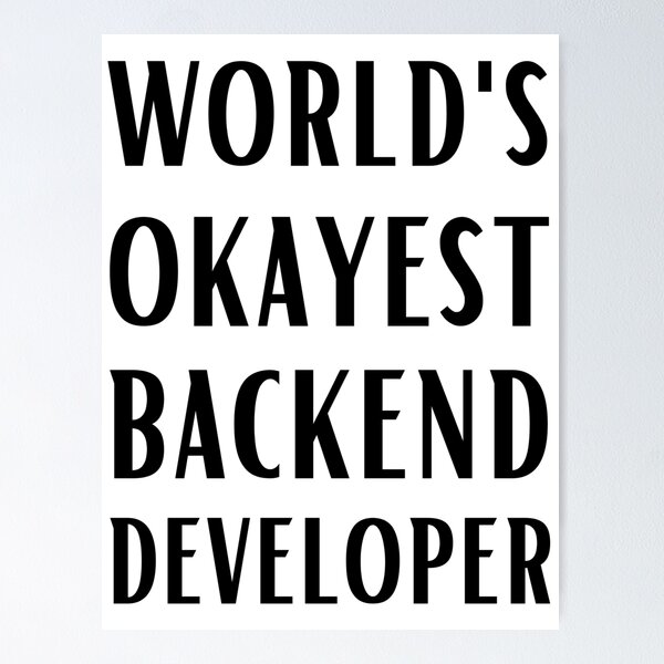 Artikel-Vorschau von Der beste Backend-Entwickler der Welt, designt und verkauft von Valuential.