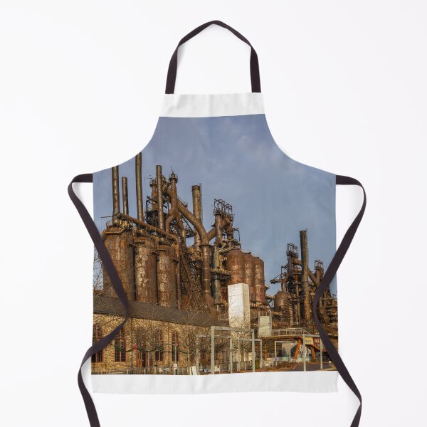 Vista previa del artículo con la obra «La antigua fábrica de acero de Belén al anochecer en invierno», diseñado y vendido por Rabbitti.
