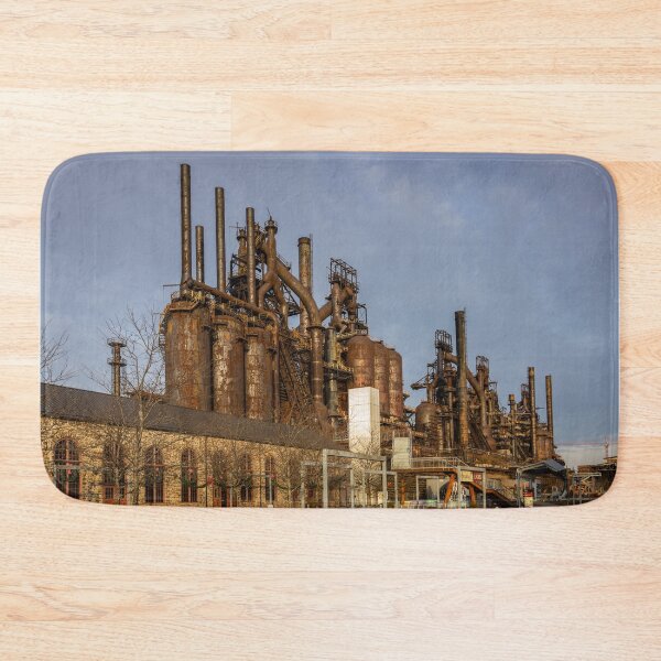 Item preview, The old Bethlehem Steel factory at dusk in winter designed and sold by Rabbitti.