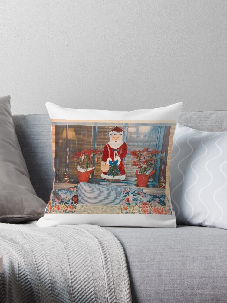 Thumbnail 1 of 4, Pillow, “Christmas Scene” designed and sold by CarmelArtist.