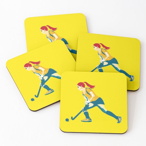 Item preview, Hockey girl yellow designed and sold by hookfreaks.