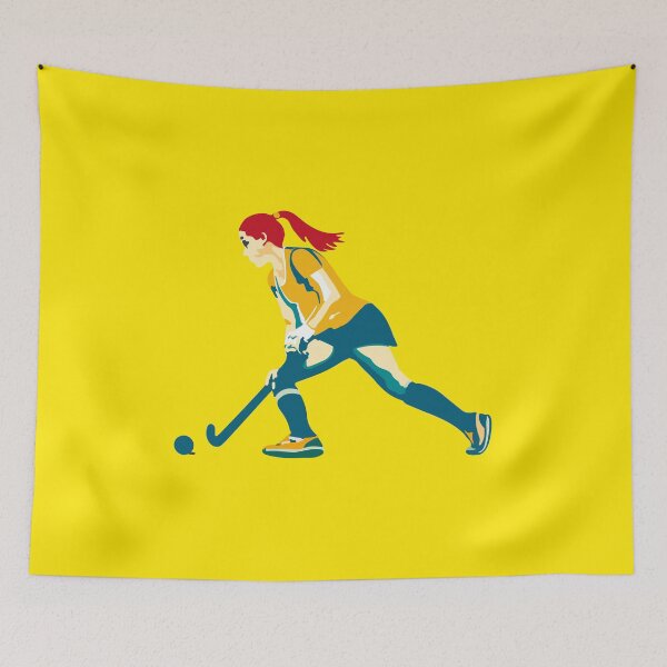 Item preview, Hockey girl yellow designed and sold by hookfreaks.