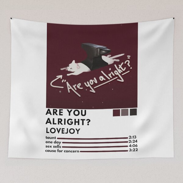 Item preview, are you alright? lovejoy poster designed and sold by pretztail.