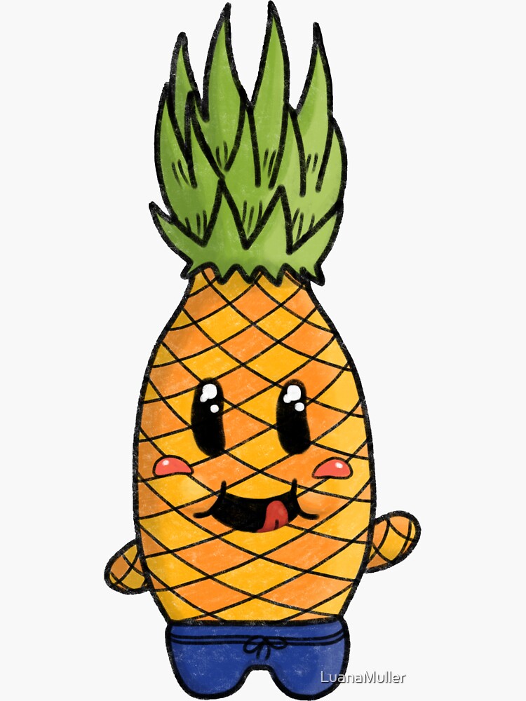 Pineapple Drawing, pineapple, food, leaf png | PNGEgg