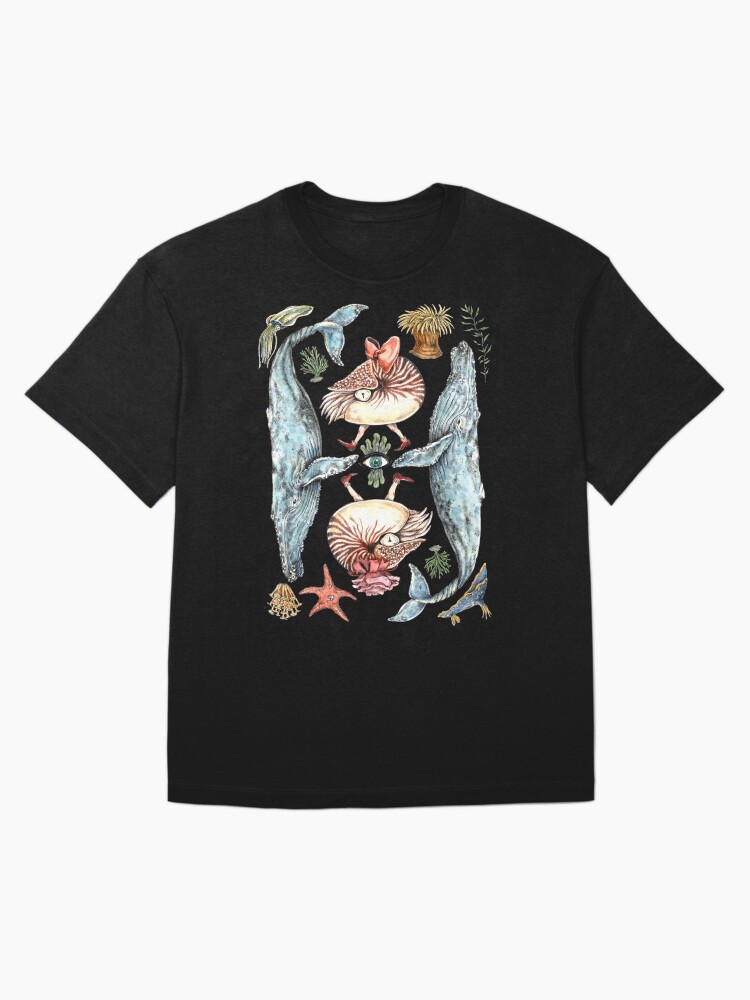 Thumbnail 3 of 7, Oversized T-Shirt, The sea members designed and sold by KiyomiInoue.