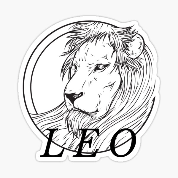 Leo Sticker For Sale By Rebrevski Redbubble