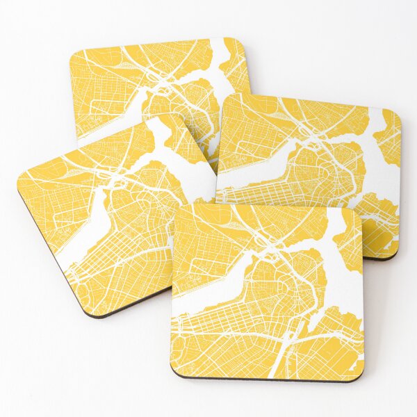 Item preview, Boston, Massachusetts, City Map - Yellow designed and sold by helloadventure.