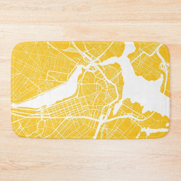 Item preview, Boston, Massachusetts, City Map - Yellow designed and sold by helloadventure.