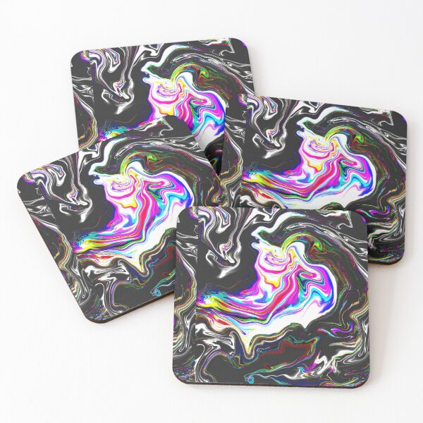 Item preview, Psychedelic Wavy Holographic Glitch Pattern designed and sold by Reelippy.