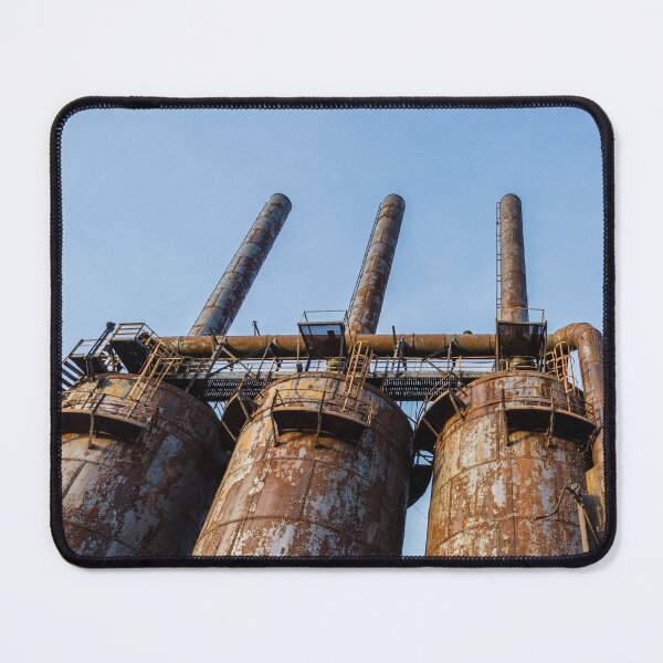 Item preview, The old Bethlehem Steel factory at dusk in winter designed and sold by Rabbitti.