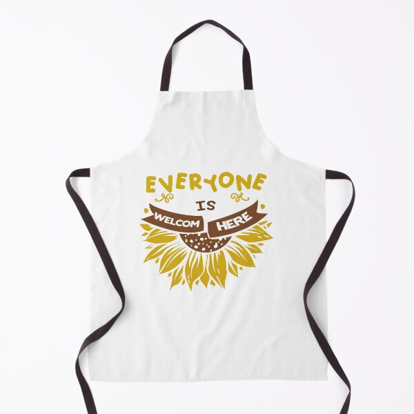 Item preview, Everyone Is Welcome Here Apron designed and sold by Innovational.