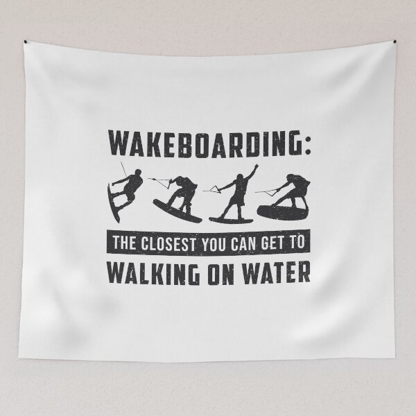 Item preview, Wakeboarder Wakeboarding Walking On Water Wake designed and sold by tshirtconcepts.