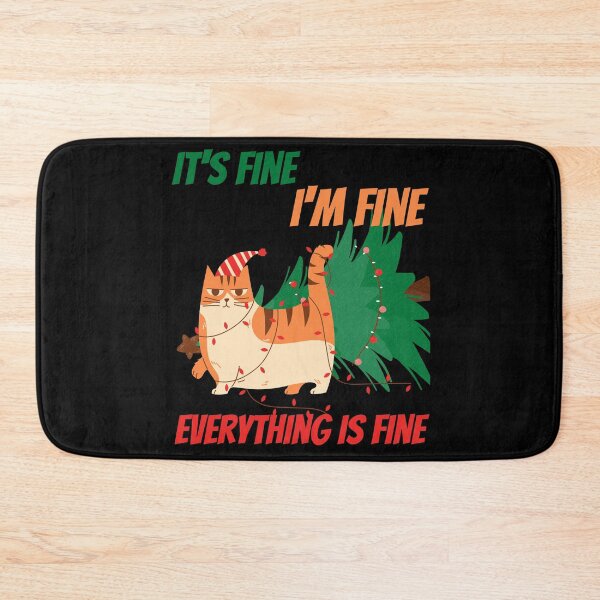 Item preview, Im Fine Everything Is Fine Christmas designed and sold by reka88.