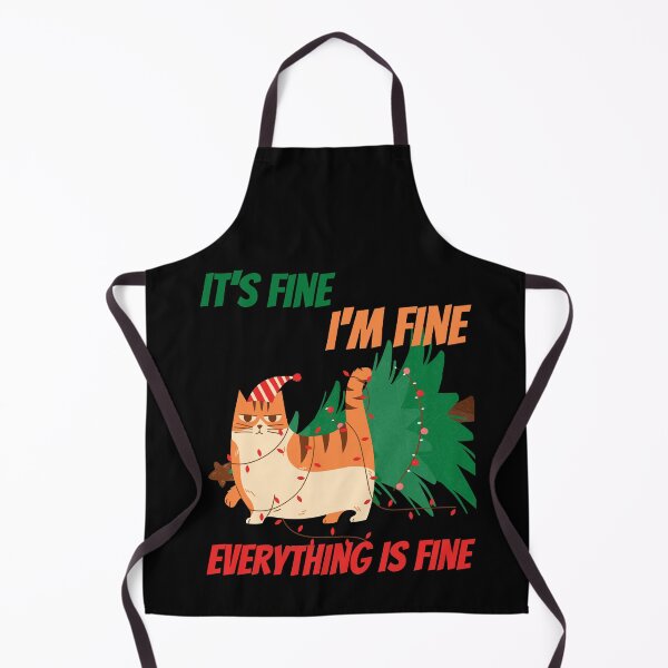 Item preview, Im Fine Everything Is Fine Christmas designed and sold by reka88.