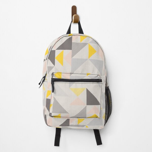 Item preview, Retro Triangle in Yellow Grey and Pink designed and sold by ArlacV.