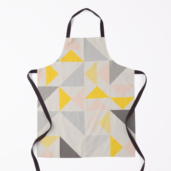 Item preview, Retro Triangle in Yellow Grey and Pink designed and sold by ArlacV.