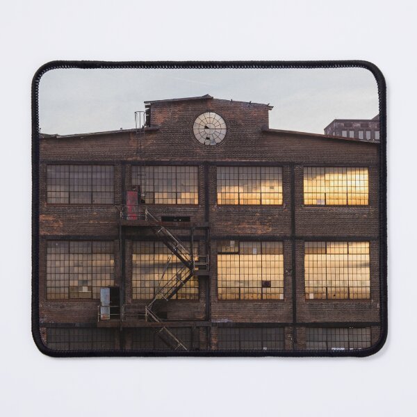 Item preview, Vacant industrial buildings at Bethlehem PA Steel Stacks at dusk late fall Industrial Christmas Historic Moravian City designed and sold by Rabbitti.