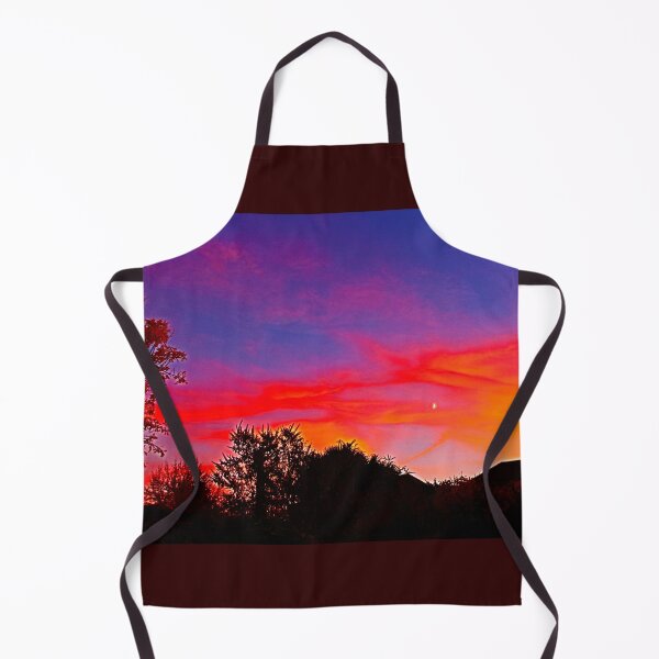 Item preview, Moon-rise in Blue Orange Sky designed and sold by NatureGo.