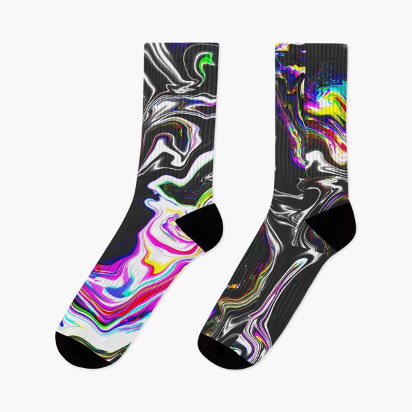 Item preview, Psychedelic Wavy Holographic Glitch Pattern designed and sold by Reelippy.